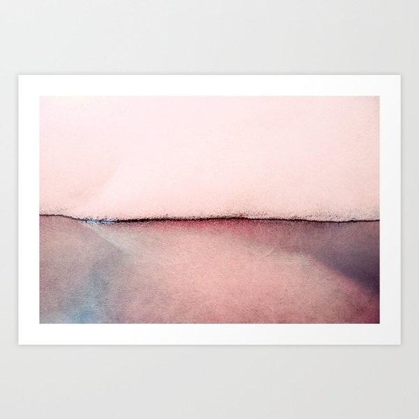 Foto Kunst Print A4 abstract landscape rosa