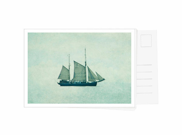 Postkarten Set mit 6 Karten aus Ostsee Serie "Meeresgeflüster"