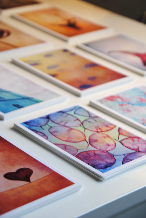 Postkarten Set mit 6 Karten aus meiner Serie "Liebesrausch"