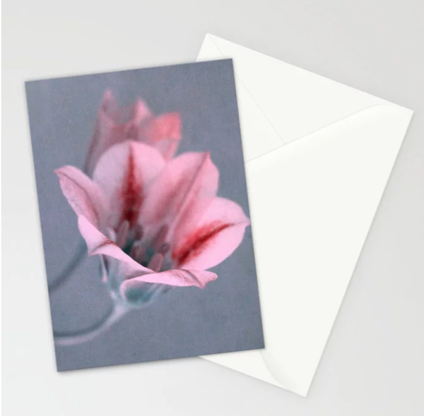 Kunst Karte mit Umschlag Schachbrettblüte